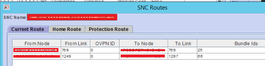 CN 5400 : Unidirectional errors on the drop port of service