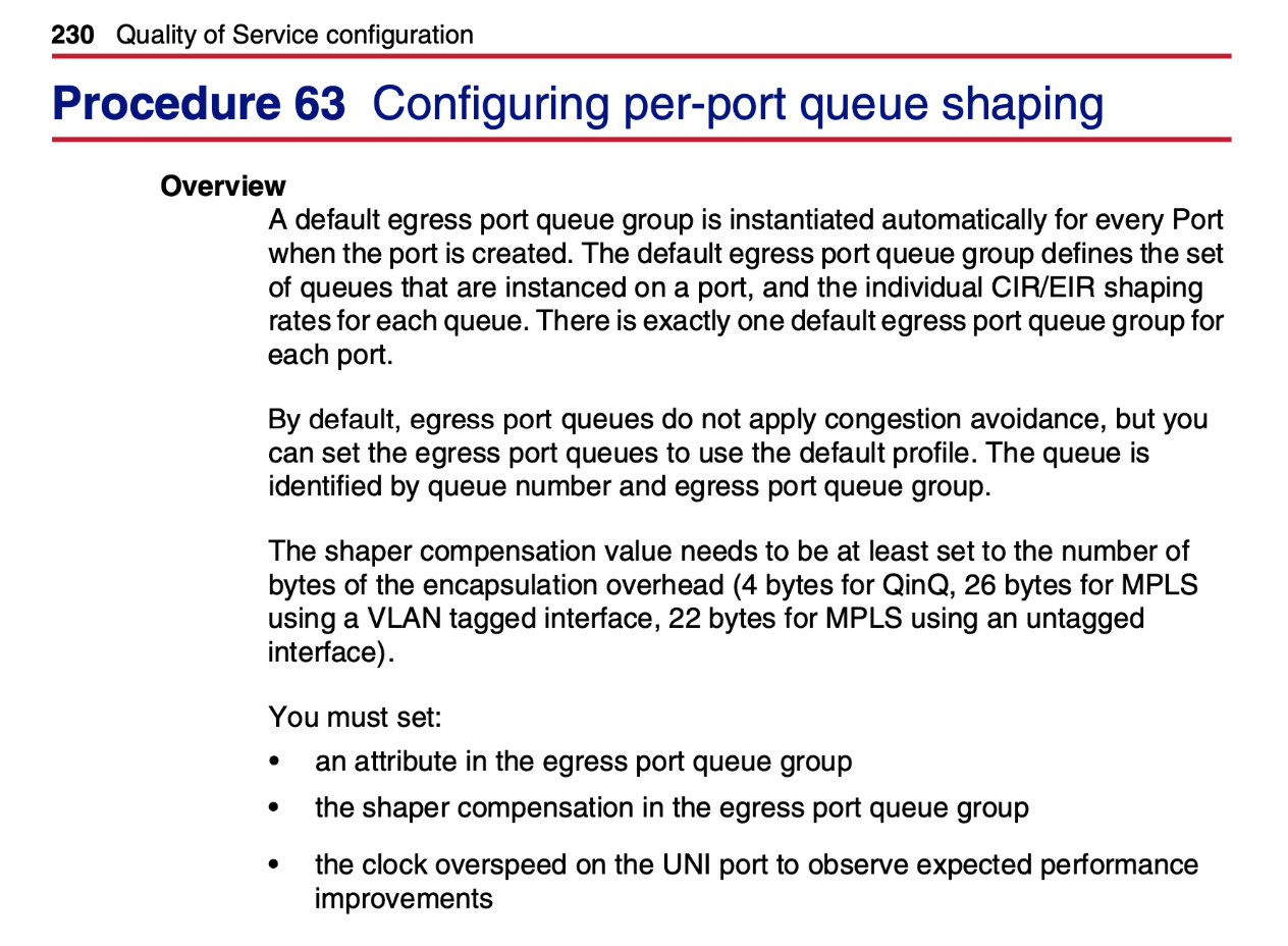 SAOS: Benchmark Test Failure on Different Port Speed from UNI to NNI