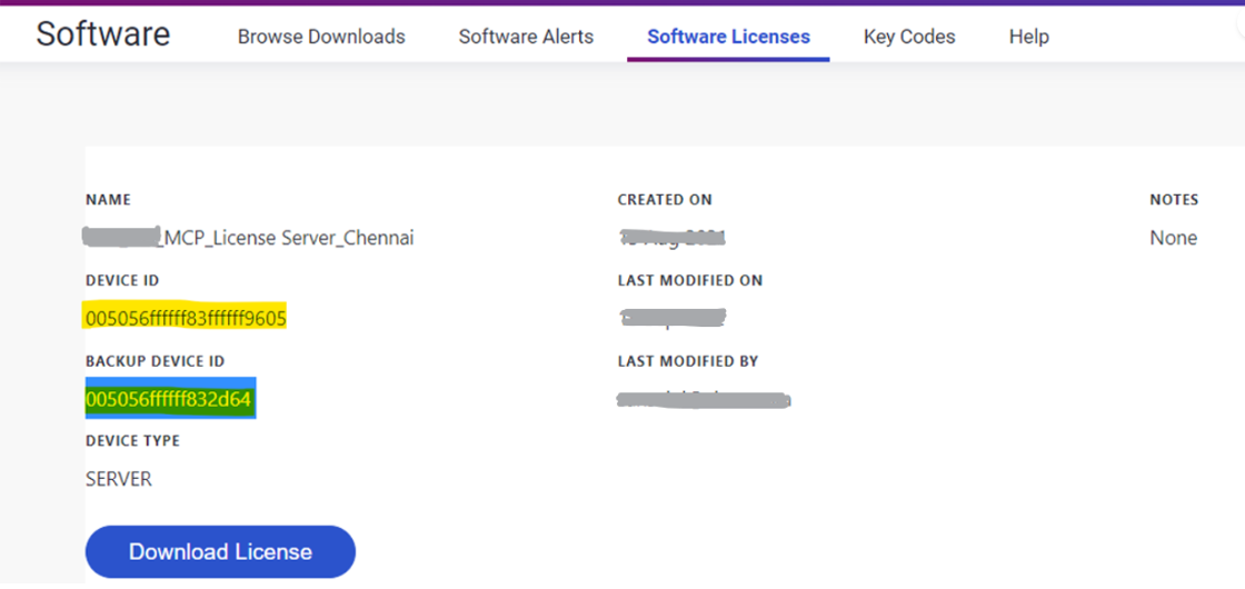License Server: How to validate License server DEVICE ID before loading ...