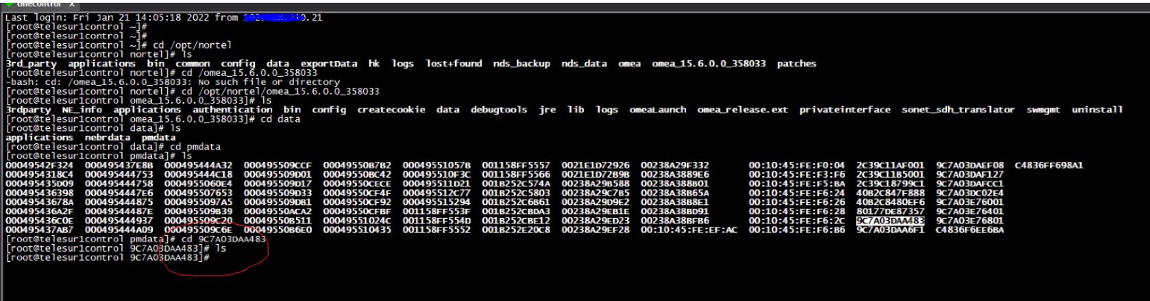 OneControl : How to check PM data is being saved on OneControl server ...