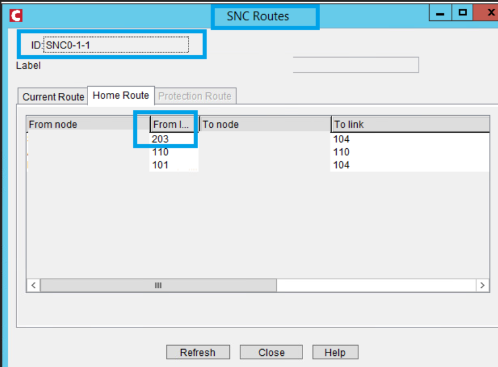 OME 6500: How to verify available spectrum for explicit SNC