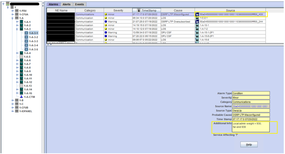 5400: How to clear OSRP Misconfigured condition