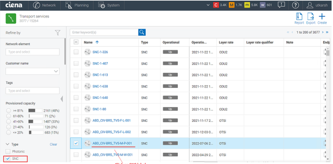 6500: How to check SNC rerouting history in MCP