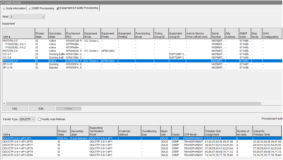 6500: LAG OSRP SNC is not switching to its home or protection route