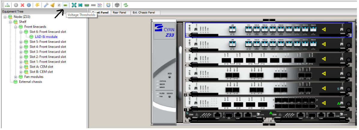 Z-Series: How to check voltage threshold set for Z-Series nodes.
