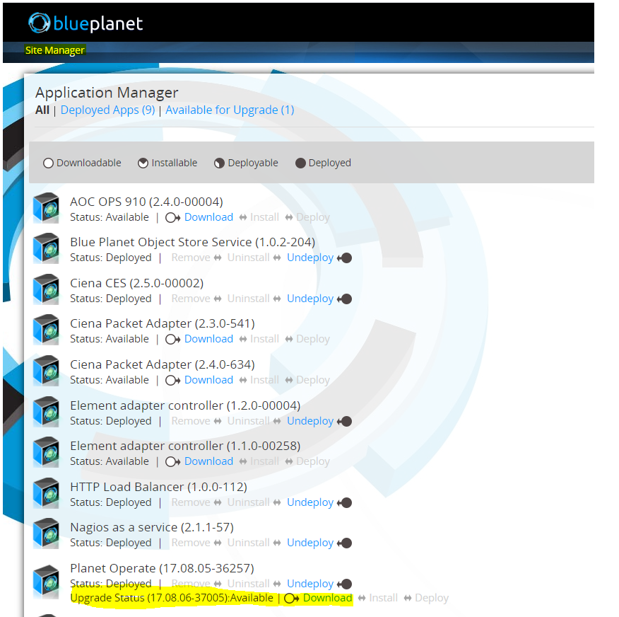 Planet Operate: Minor Release Upgrade - Upgrading Planet Operate from ...