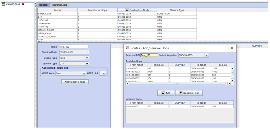 CN 5400: Procedure to create DTL in 5400 nodes.