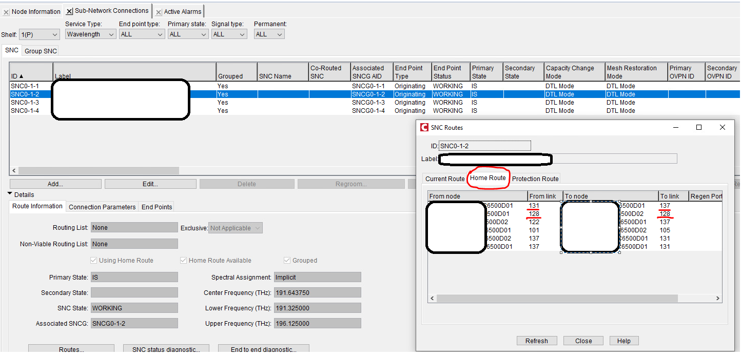 OME6500: How to confirm OSRP spectrum of SNCG is occupied and same ...