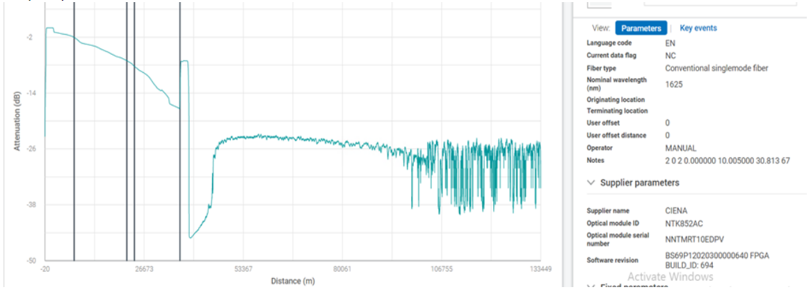 MCP: How to run and view OTDR traces for RLS