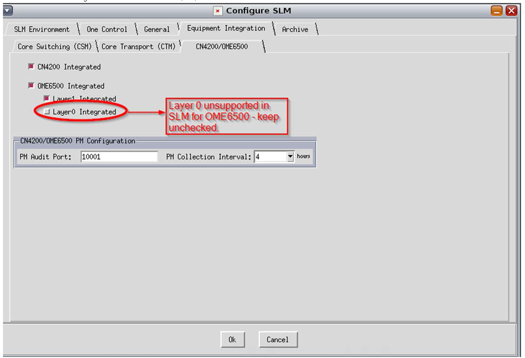 OneControl: status icon for OME6500 Interface stays red in SLM client