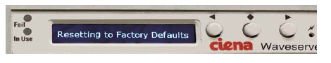 Waveserver Classic: Performing a Secure Erase using faceplate buttons ...