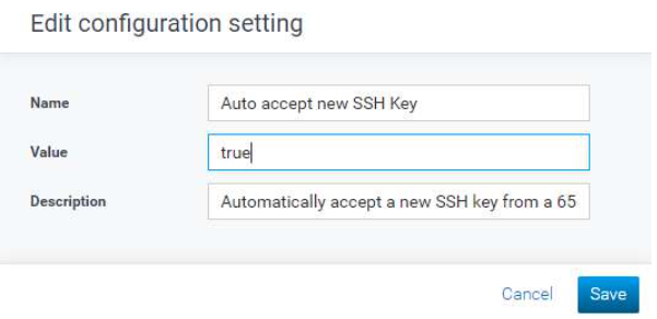 MCP: How to Configure MCP to auto-accept a new 6500 SSH key.