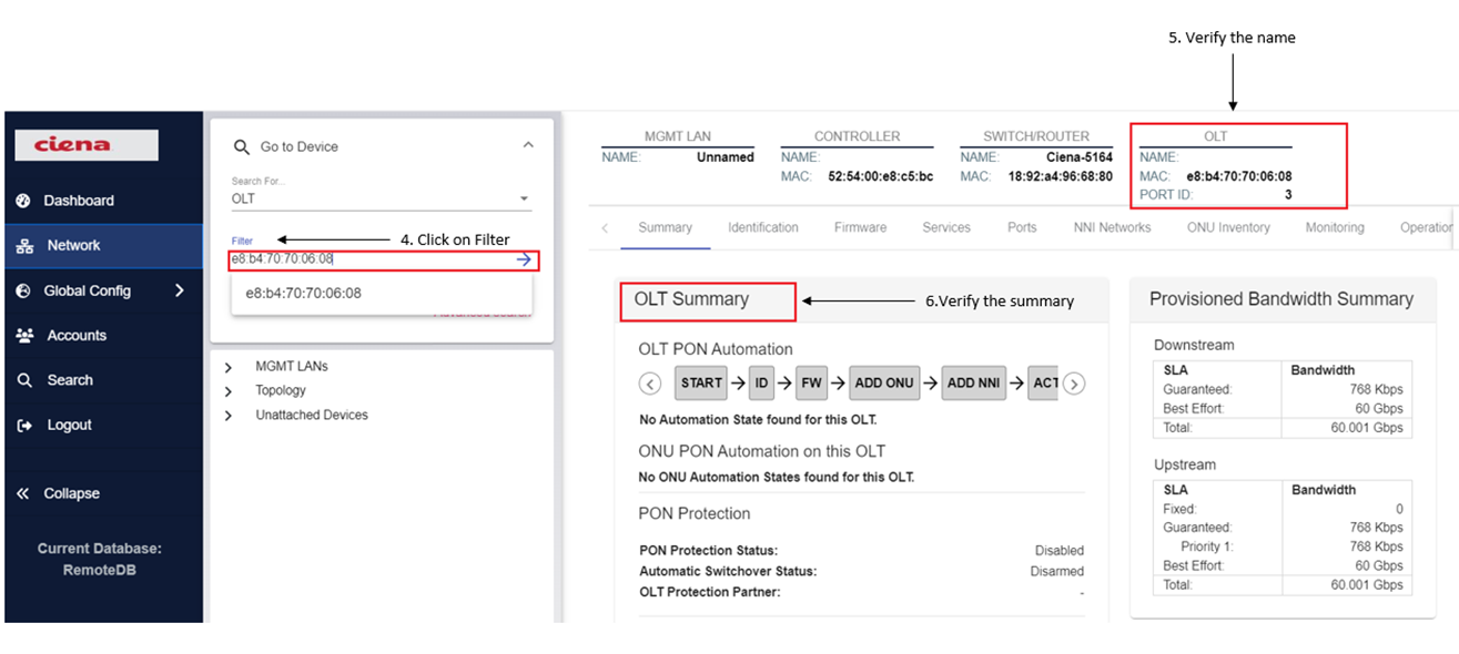 MCMS: How to locate access market controller and search for any PON ...