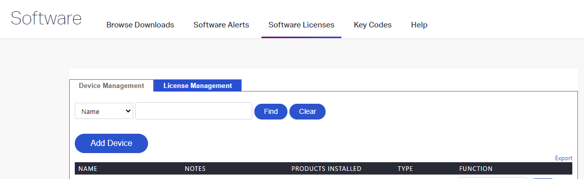 6500 : Adding license to a device
