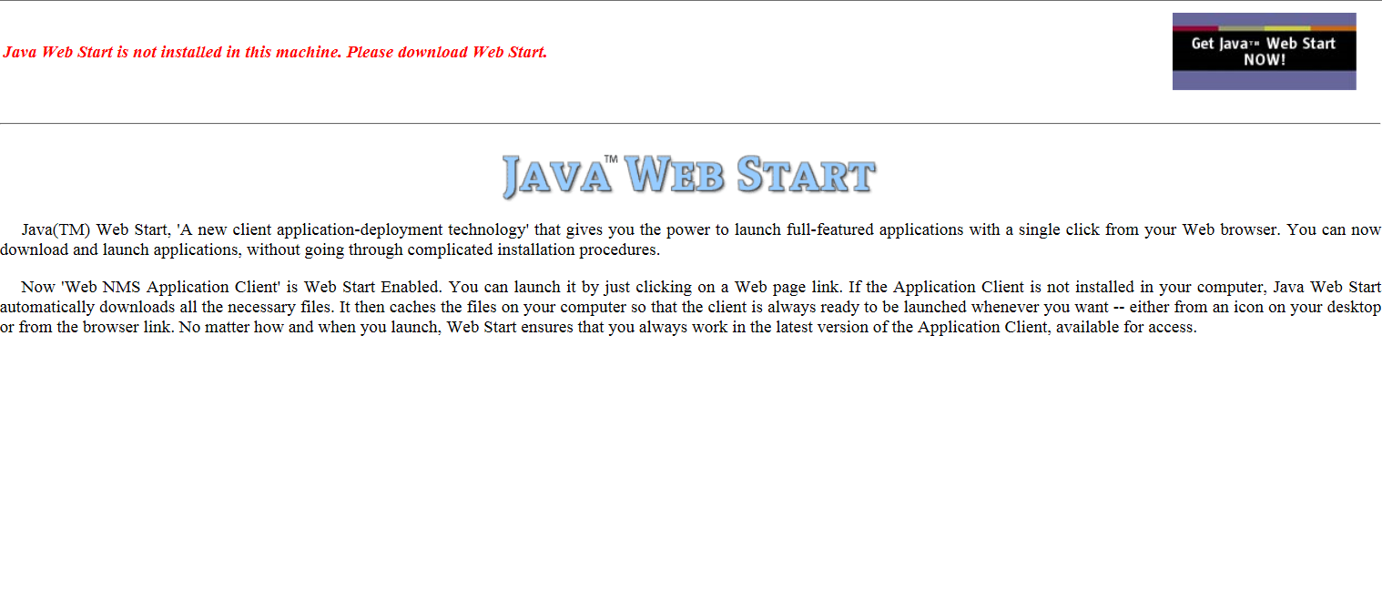 ESM: Unable To Launch ESM Java Client