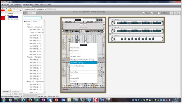 Tracing and troubleshooting WSS-FIM fiber mappings in Site Manager