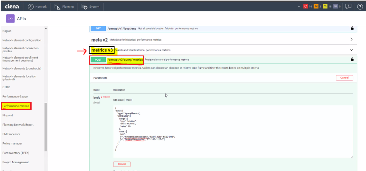 MCP: API call to fetch performance that includes 