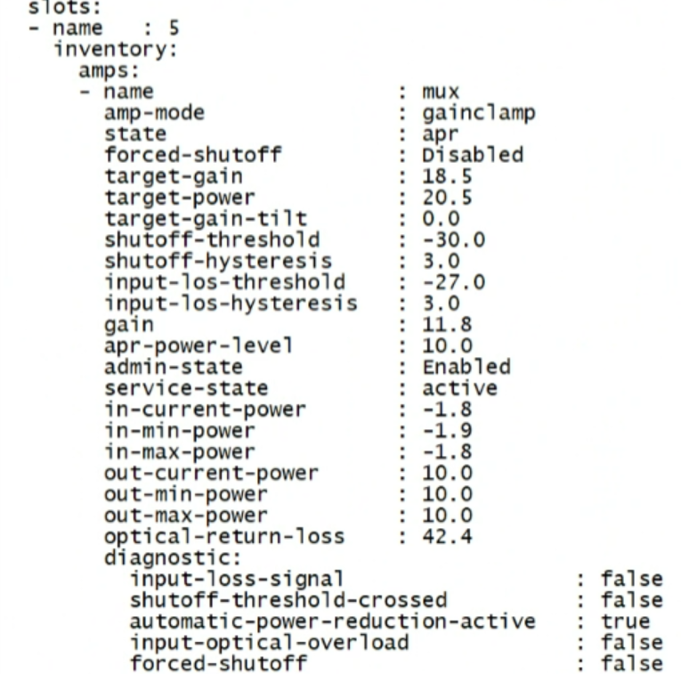 6500 RLS: Automatic Power Reduction Active against CCMD card.
