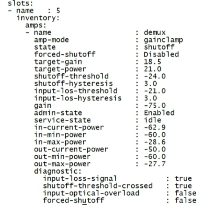 6500 RLS: Automatic Power Reduction Active against CCMD card.