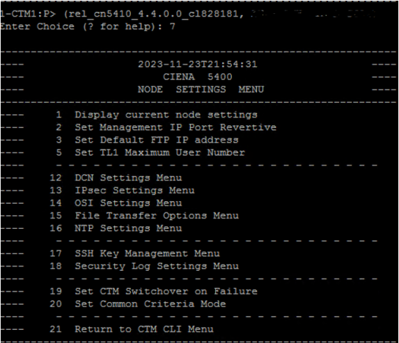 5400: How to Enable/Disable RSA Host key in 5410 from CLI.