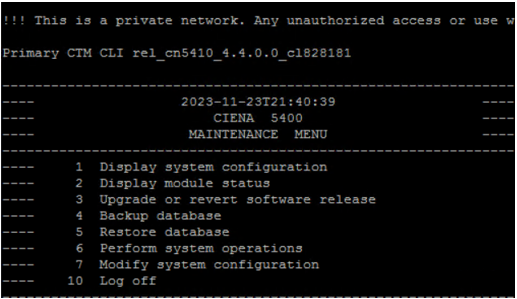 5400: How to revert to old software release in 5410 from CLI.