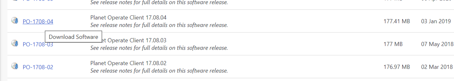Planet Operate: How to Download Planet operate Client/Server Software