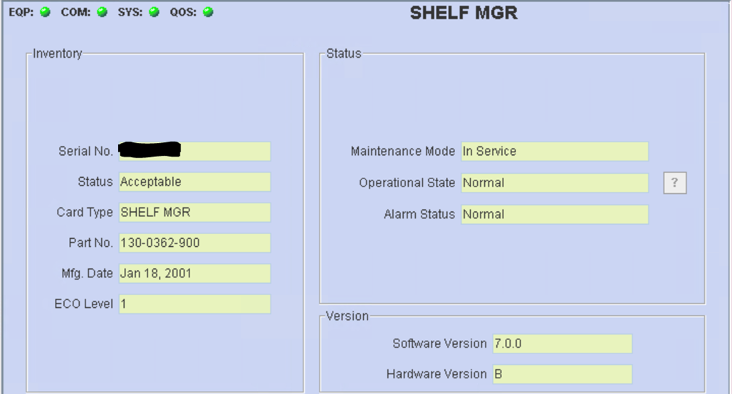 CoreStream: How to Replace shelf manager card on CoreStream