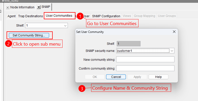 6500: SNMP tabs are grayed out