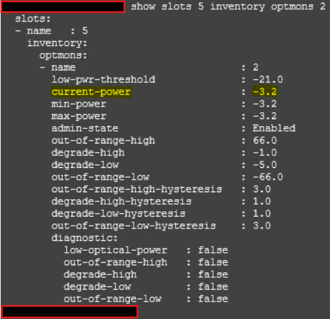RLS: SNCG Unavailable due to Low Optical Power received on Originating ...